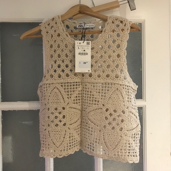 Zara knit tank boho - Picture 1 of 2